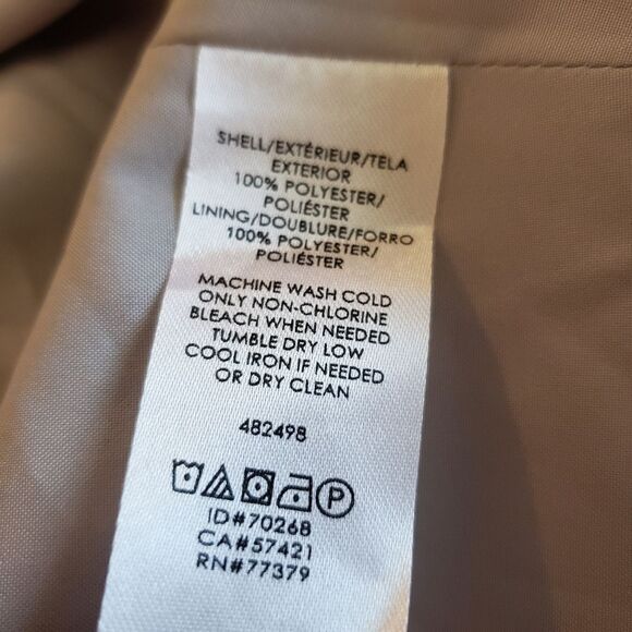 Ann Taylor Pleated Shimmer Skirt Sz 8 - Picture 4 of 4